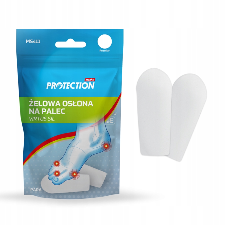 

Żelowa Osłona na Palec Tube Gel Palce Szponiaste