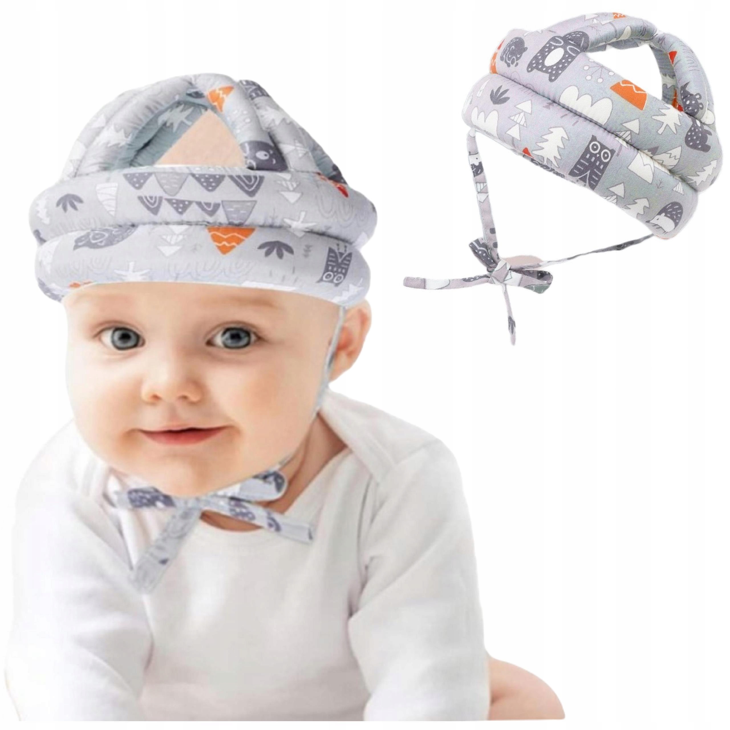 KASK OCHRONNY DLA DZIECI DO NAUKI CZWORAKOWANIA RACZKOWANIA CHODZENIA