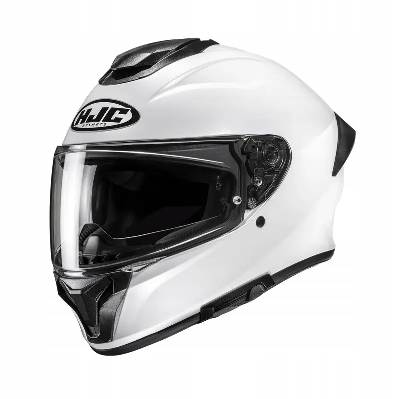 Motocyklová prilba Hjc C71 Solid Biely lesk S