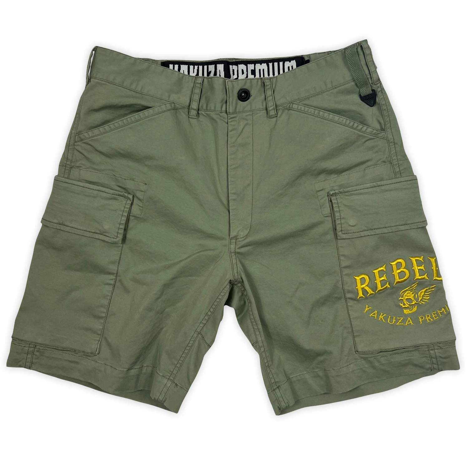 kraťasy cargo Yakuza Premium Selection 3654 zelená oliva světlá