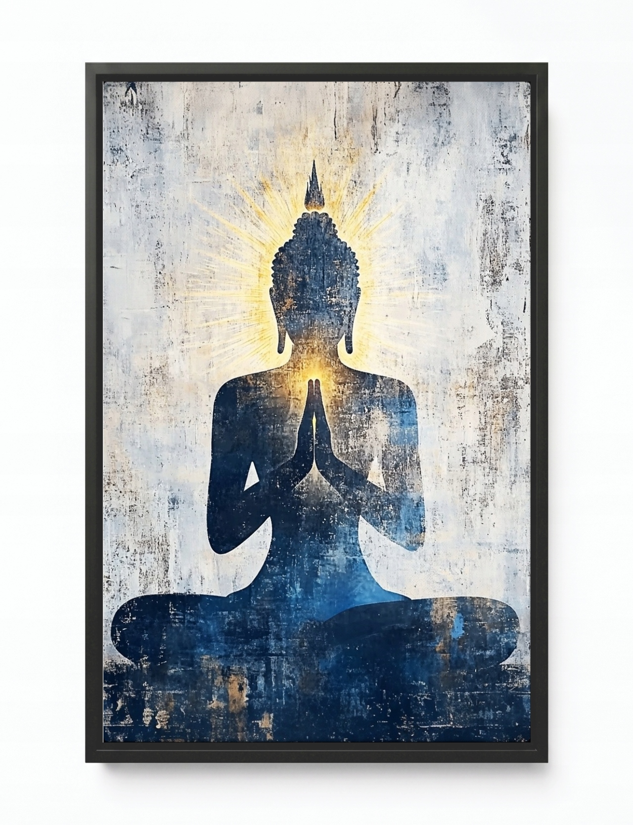 Obraz Rama American Box Portrét Náboženství Buddha Meditace Čakra Zen 40x60