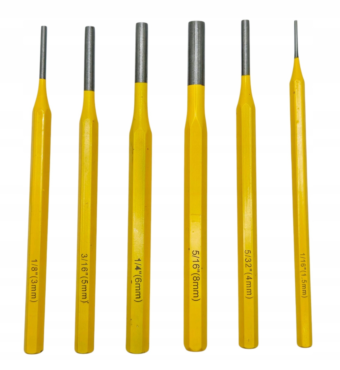Zestaw wybijaków sześciokątnych Falon-Tech 6 szt. 1,5-8 mm 150 mm