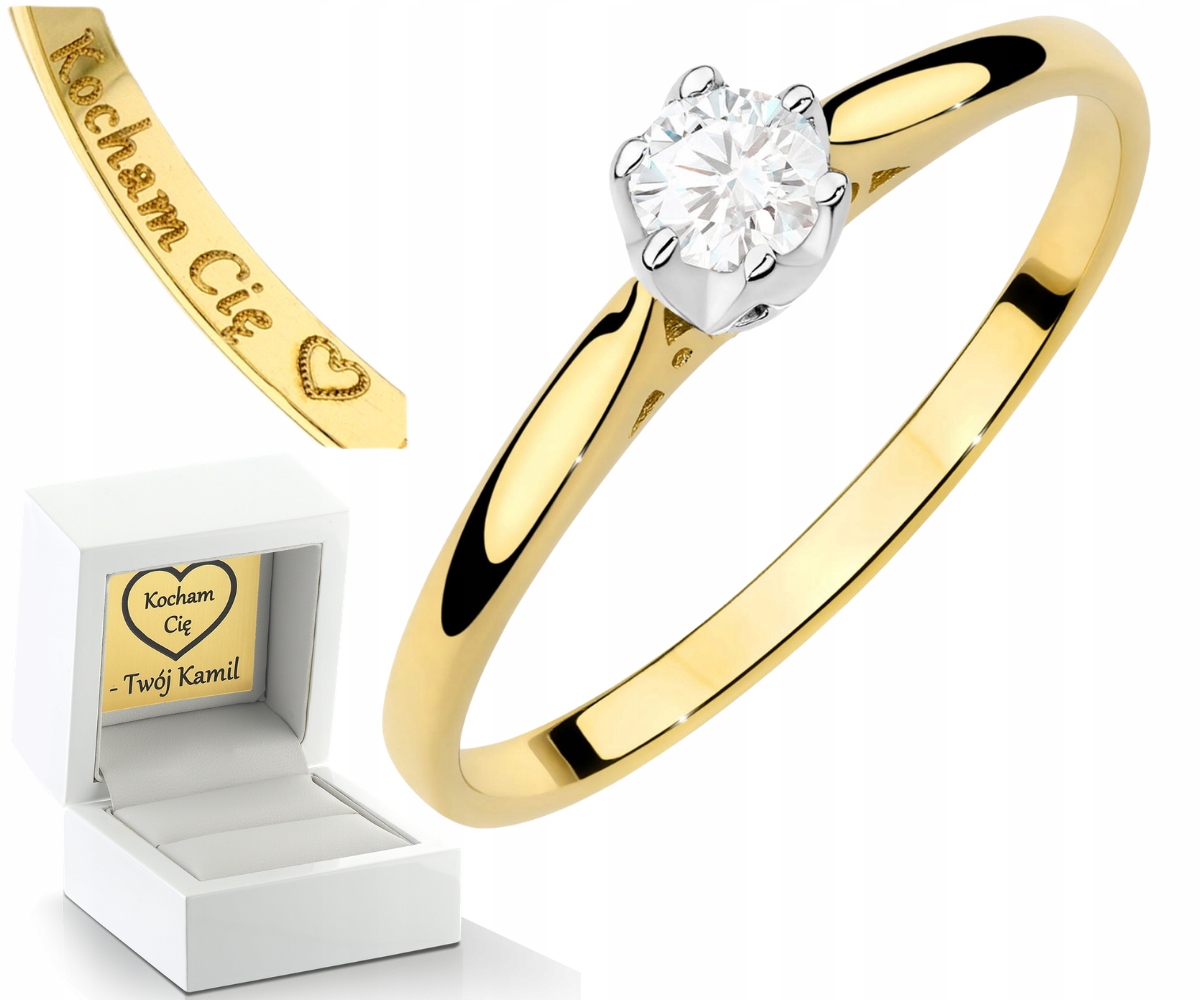 Typický Prstýnek Z Roku 585 S Briliantem