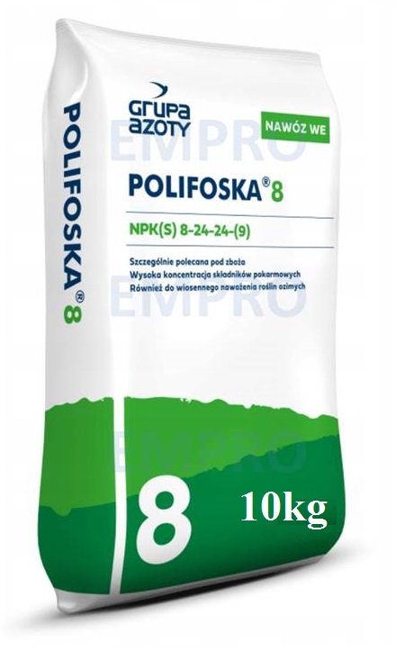 Polifoska 8 10 kg, nawoz na trawnik Polifoska, najlepsza Polifoska 10 kg