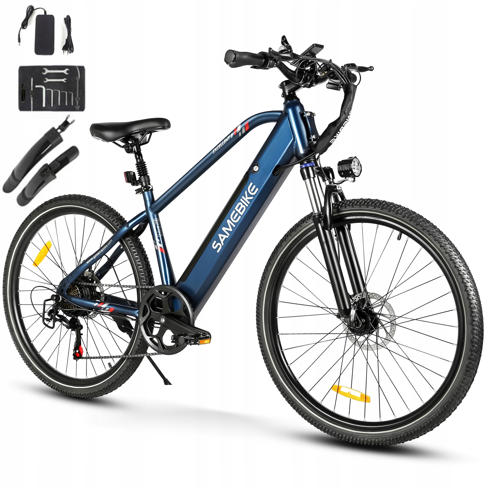 27,5" Elektrokolo Samebike RS-A01 Pánské, 500W, 35 km/h, 15 Ah, dojezd 110 km, E-mtb
