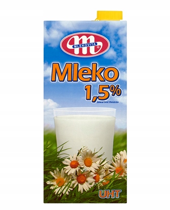Mlekovita Mléko Uht 1,5% 12 x 1 l