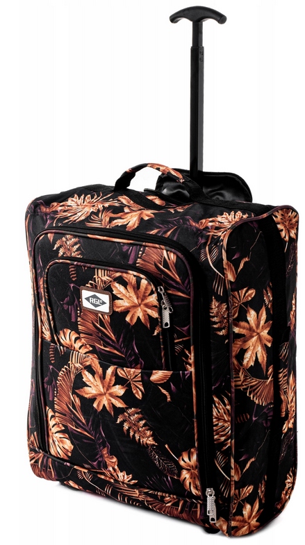 Plecako-walizka Plecak Na Kółkach Bagaż Podręczny Ryanair 55x40x20 Liście