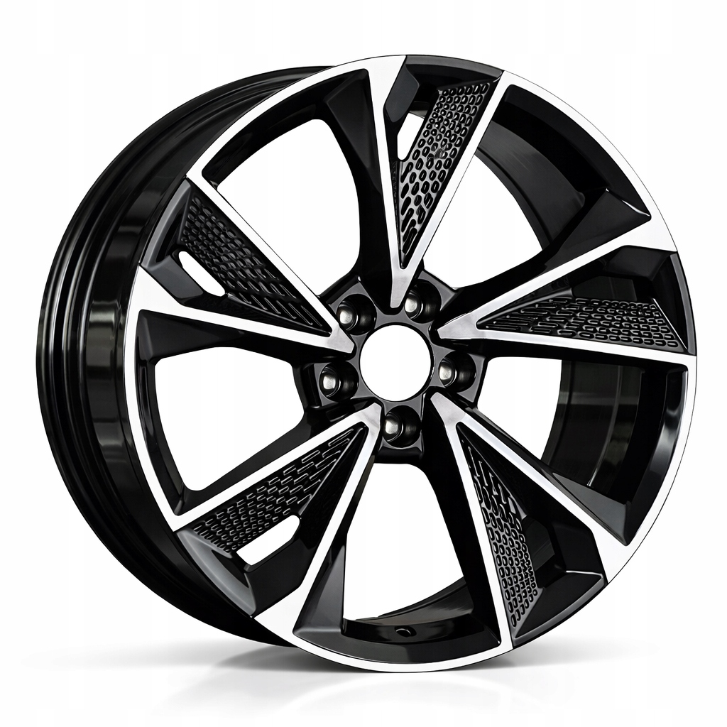 Hliníkové disky 19" 8,5" Audi A Q Rs E Tron Vw Ford 5x112 Čierny leštený