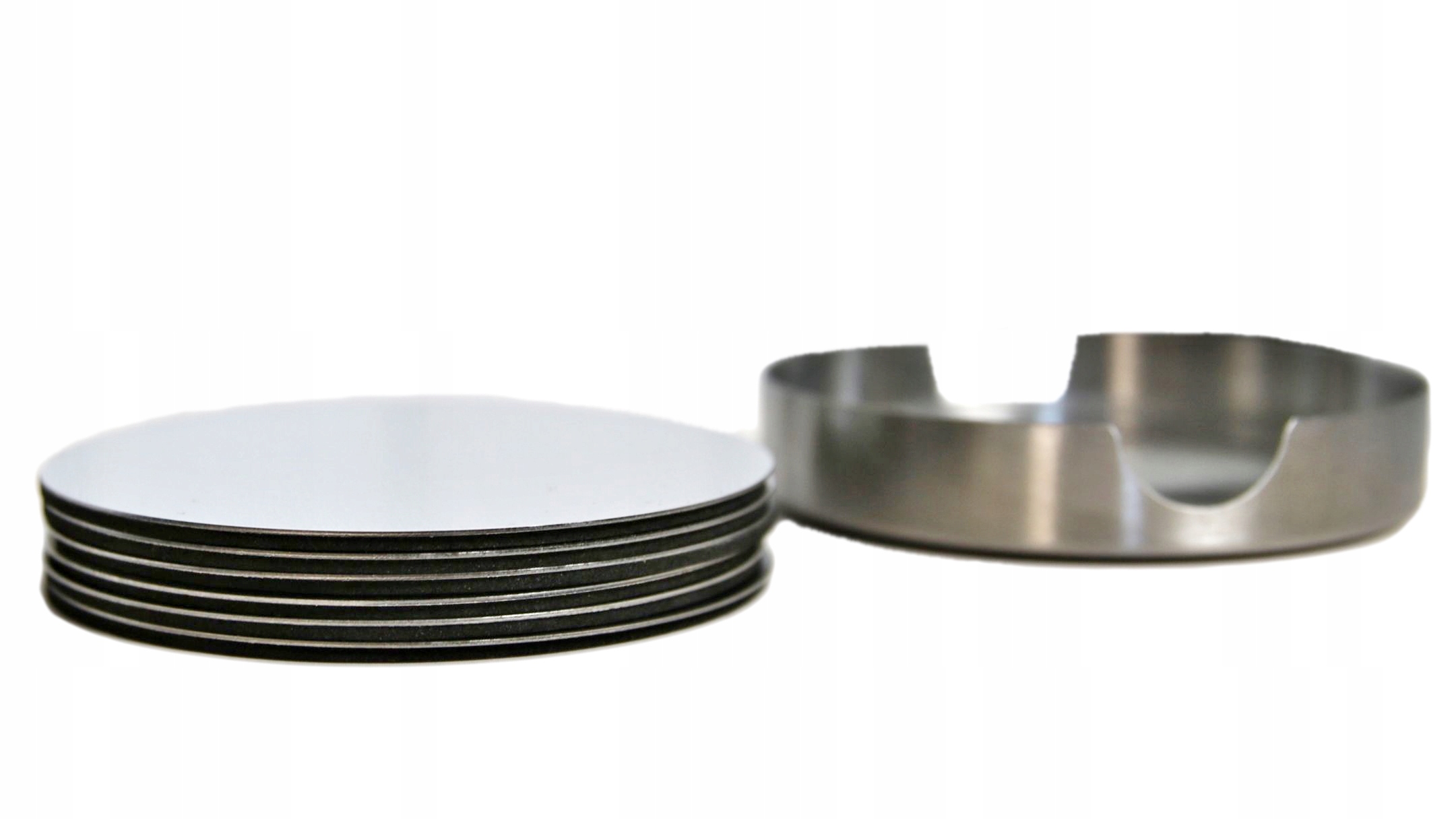 

Podkładka podstawka pod kubek Stalowa 7el zestaw