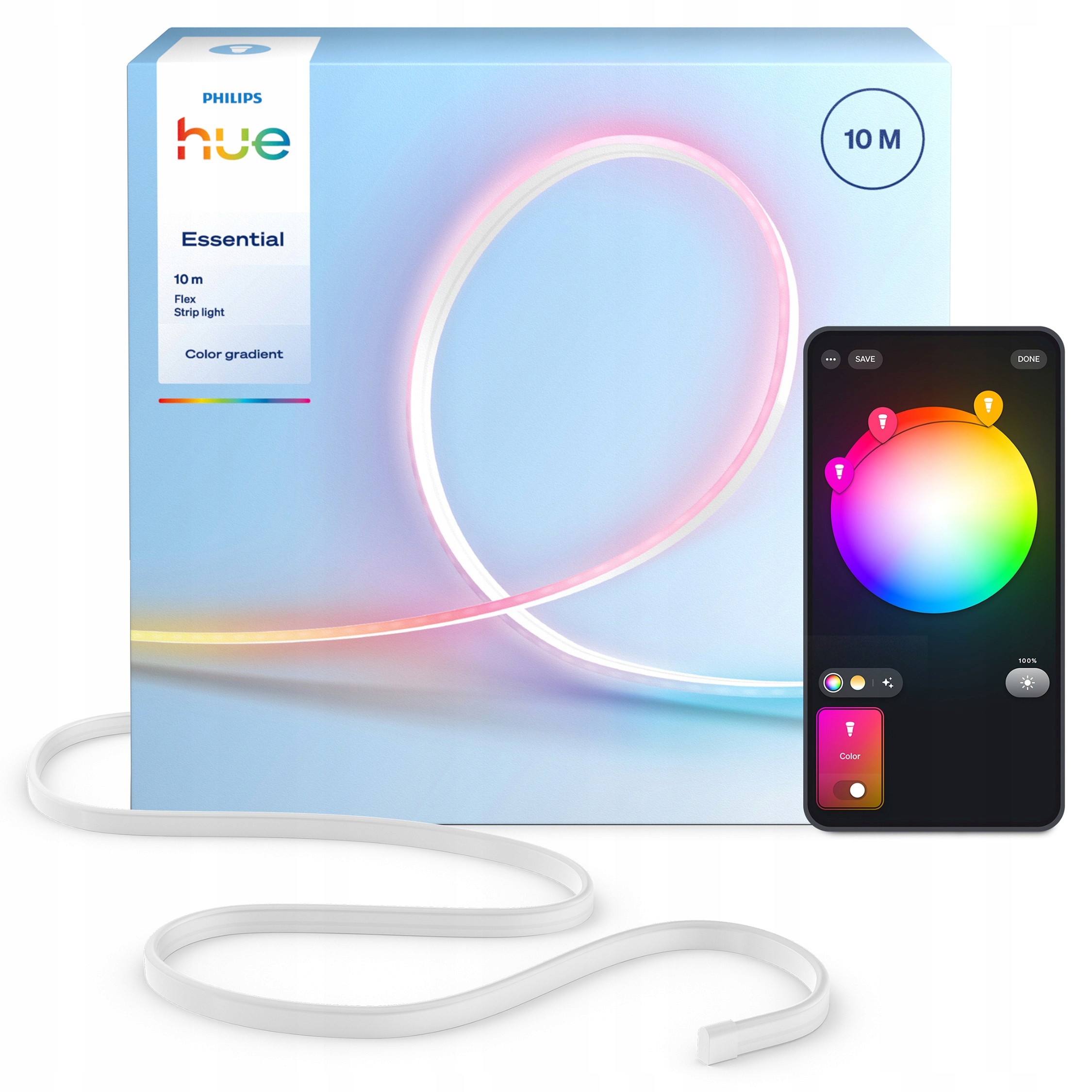 Led pásik 10 m Philips Hue Essential Flex Gradient Rgb Inteligentný