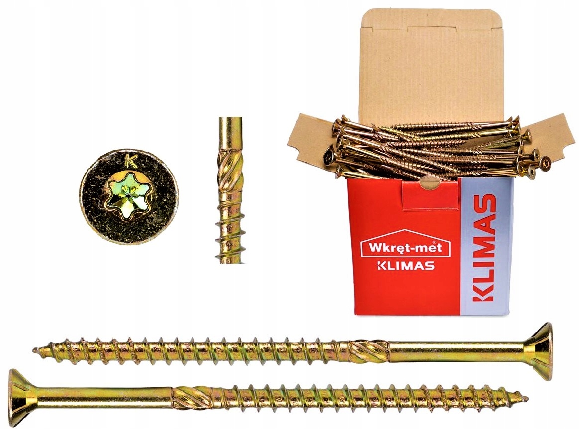 

Wkręty Ciesielskie Do Drewna 4x45mm Torx 300szt