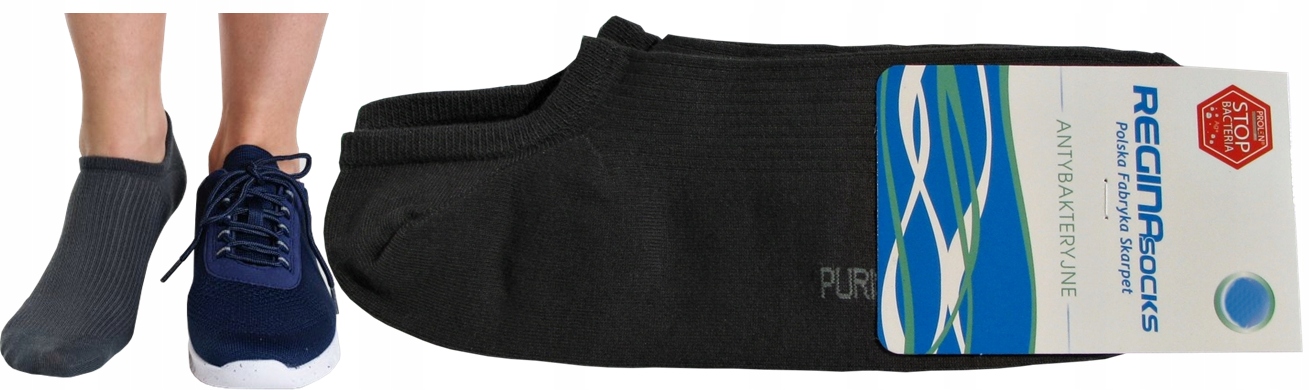 

Skarpety-stopki krótkie. antybakteryjne 43/46