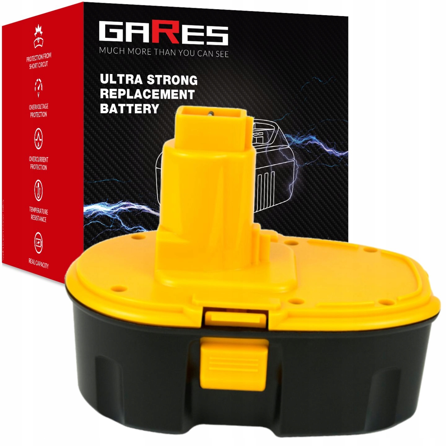 Baterie Akumulátor pro Dewalt DW938 DC390KA DC988 DC725KA 18V 3Ah