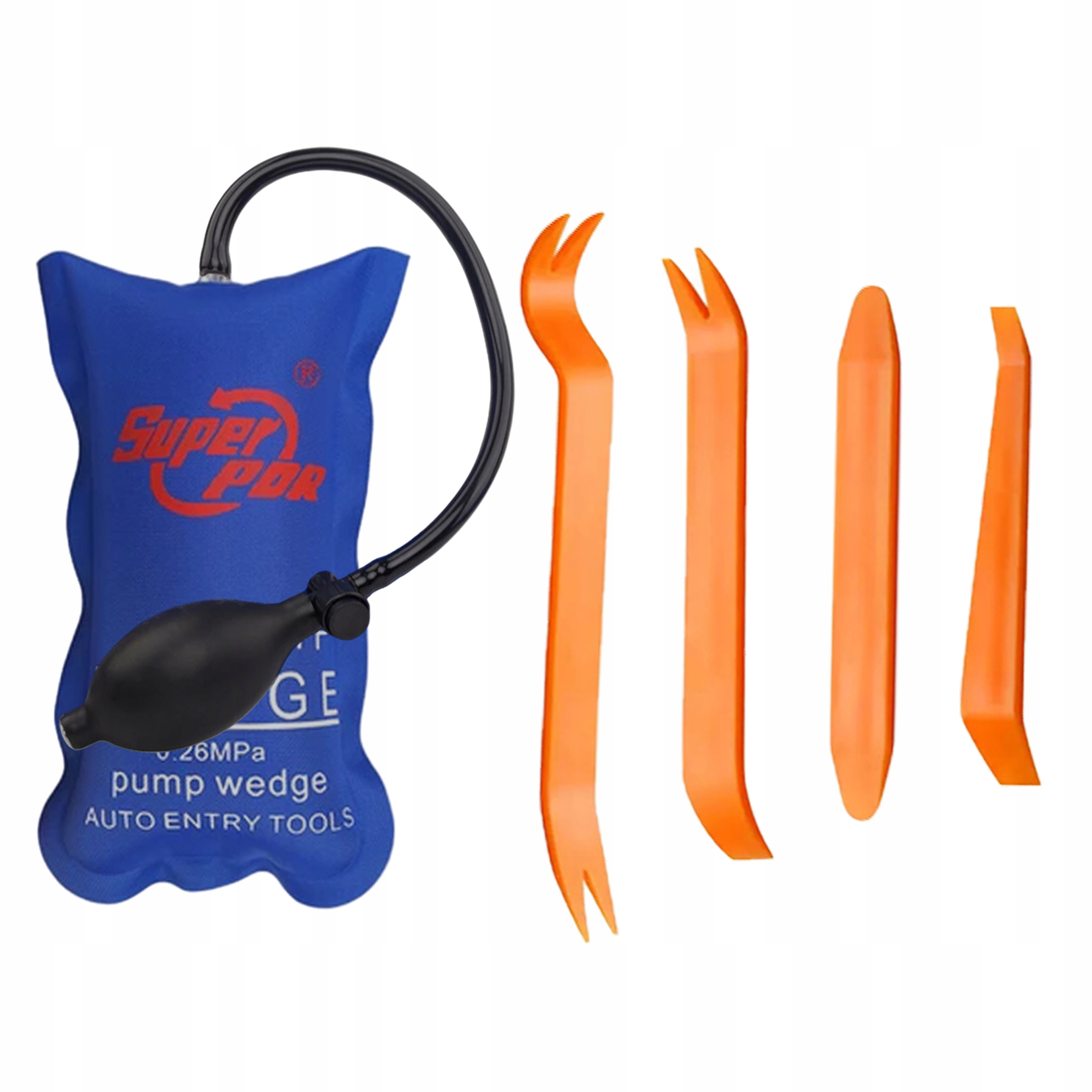 PODNOŚNIK ROZPIERAK PODUSZKA ROZPOROWA KLIN ŚLUSARSKI ŚCIĄGACZE 135 KG