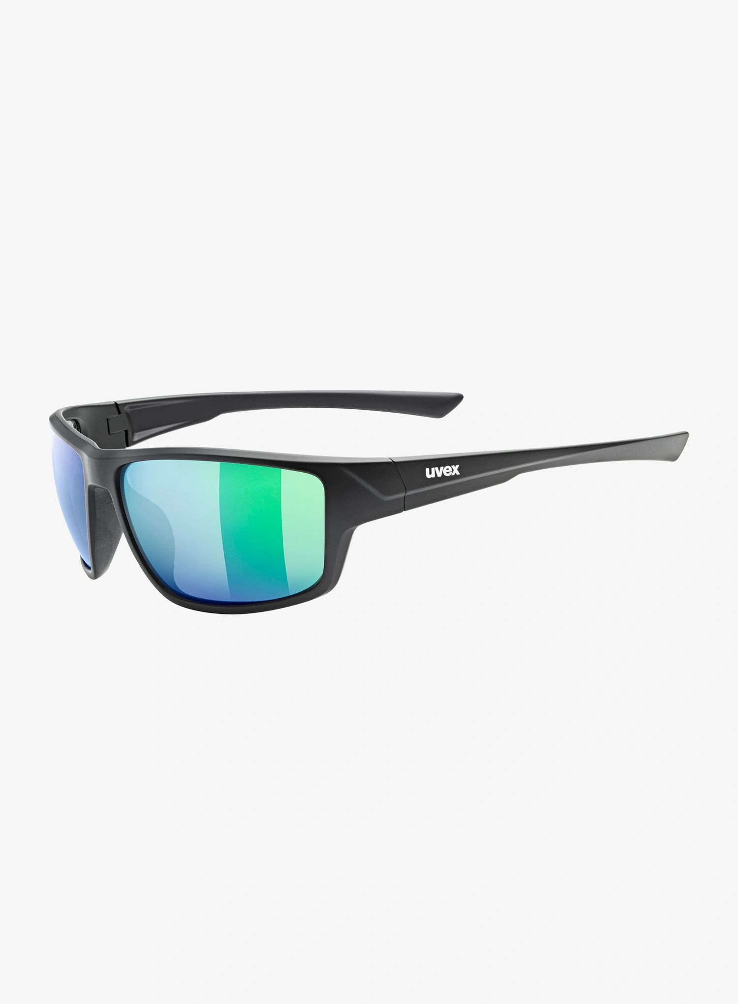 Okulary przeciwsłoneczne Uvex Sportstyle 230 black matt/mirror green