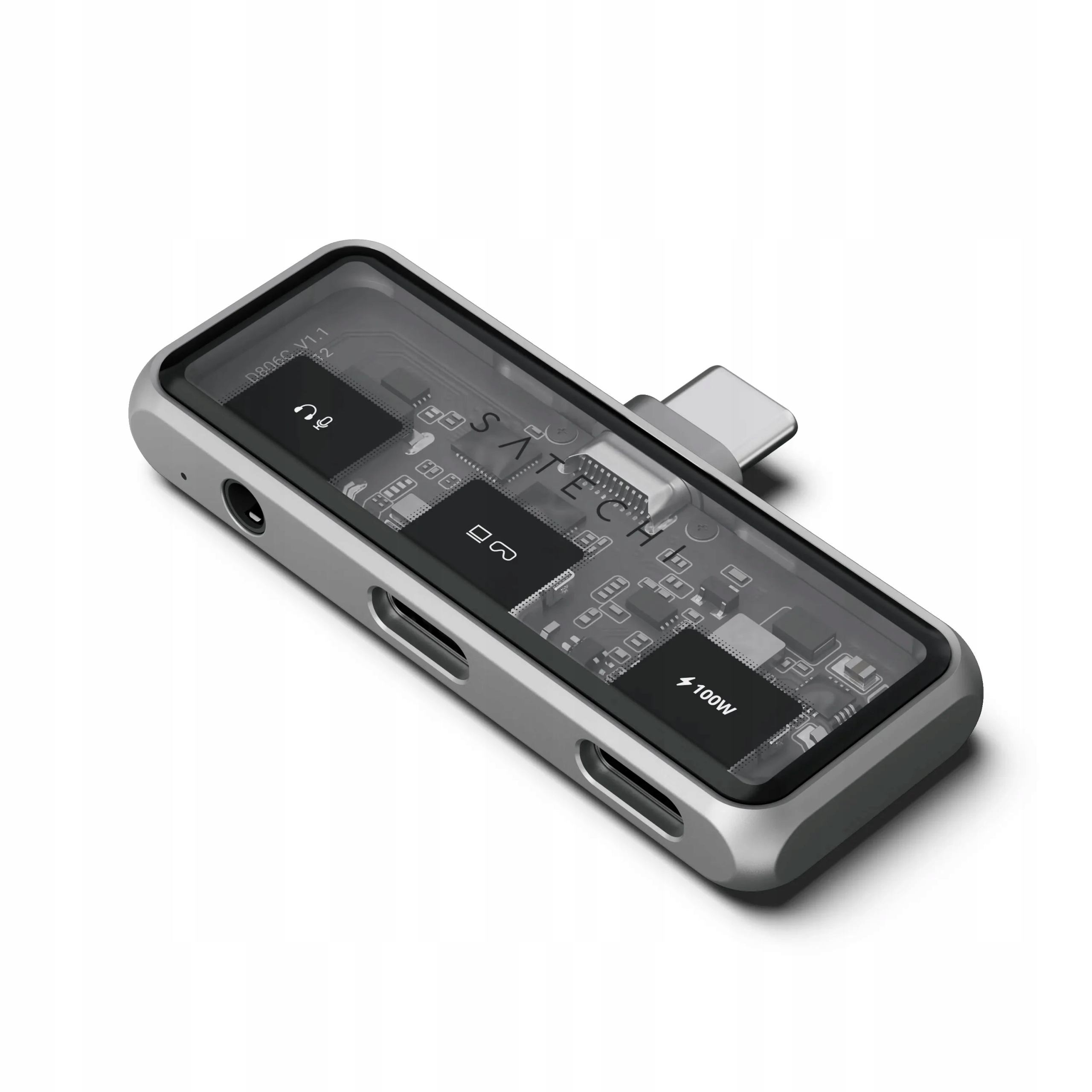 Satechi Mobilní Adaptér Hub Xr s Audio Portem Vesmírně šedá