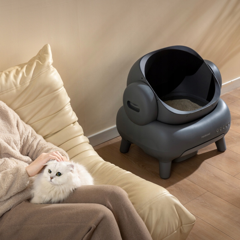 Cutie de gunoi pentru pisici cu autocurățare automată Neakasa M1, model de control al mirosurilor M1