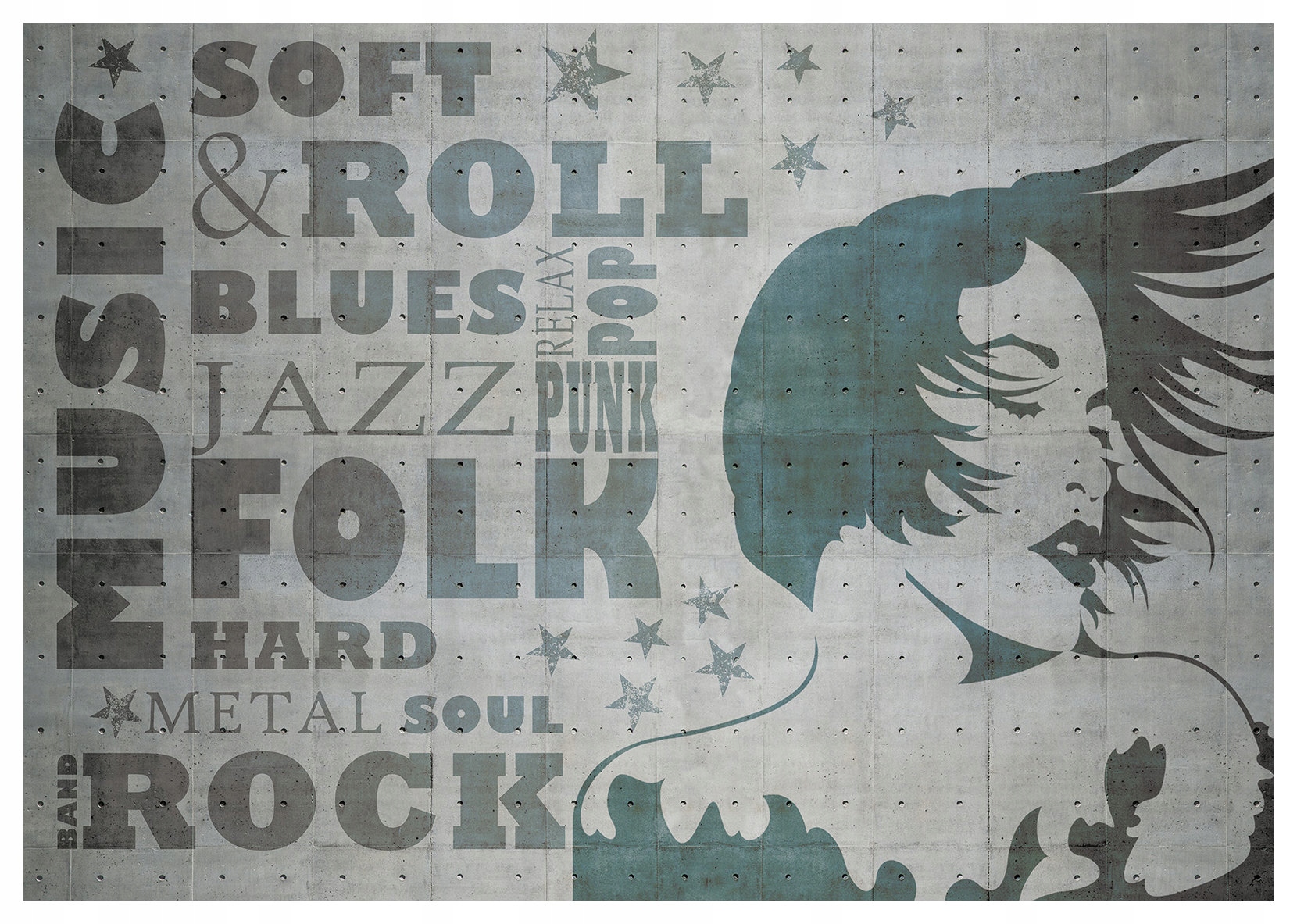 Fototapeta Hudební symfonie Rock Jazz Metal Pop-Art 312x219 lepidlo