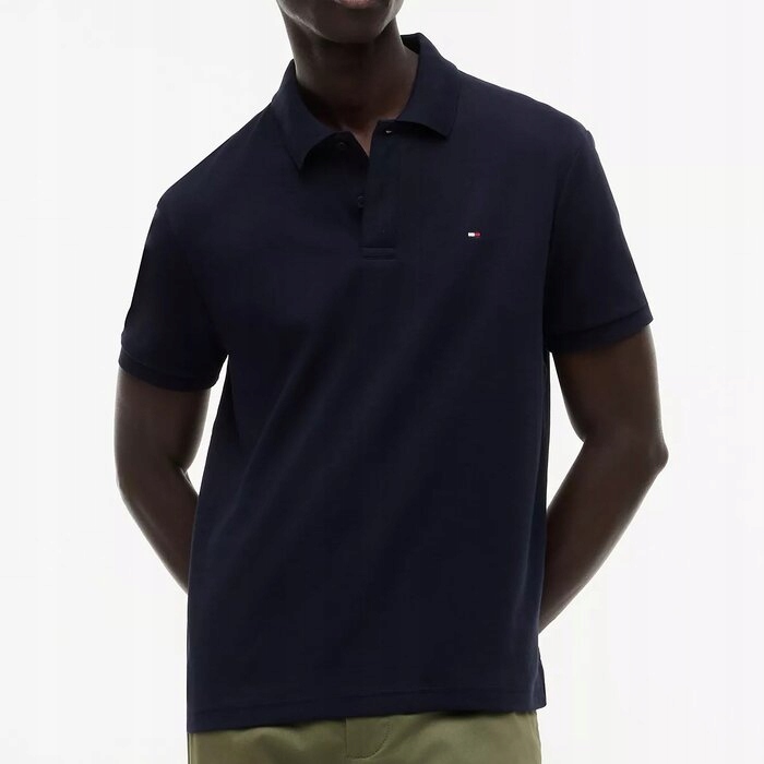 Polokošile Tommy Hilfiger bavlněné, tmavě modré, pánské, velikost L (nová)