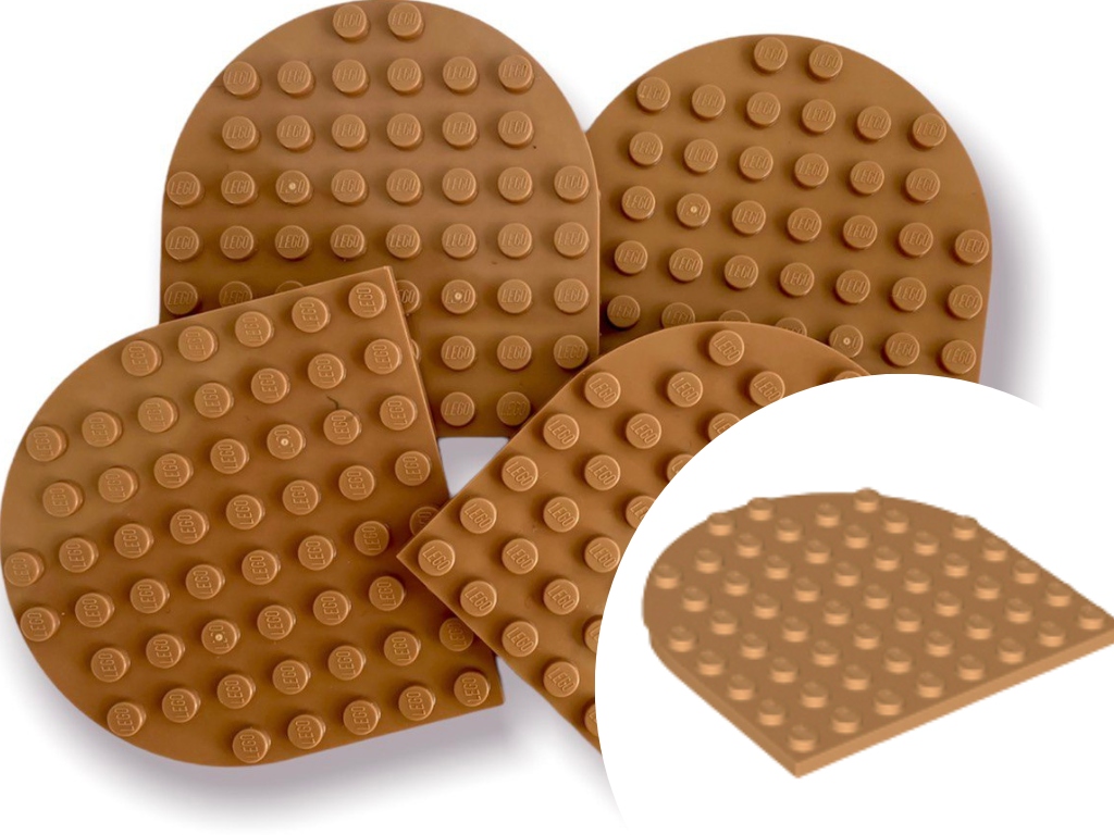 

Lego 41948 Plate Płytka 8x8 Medium Nougat 2szt