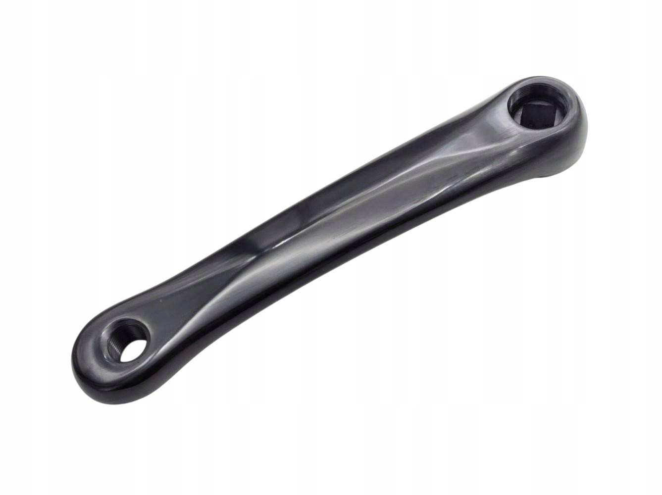 Korba na kwadrat lewa 17 cm Aluminiowa Czarna