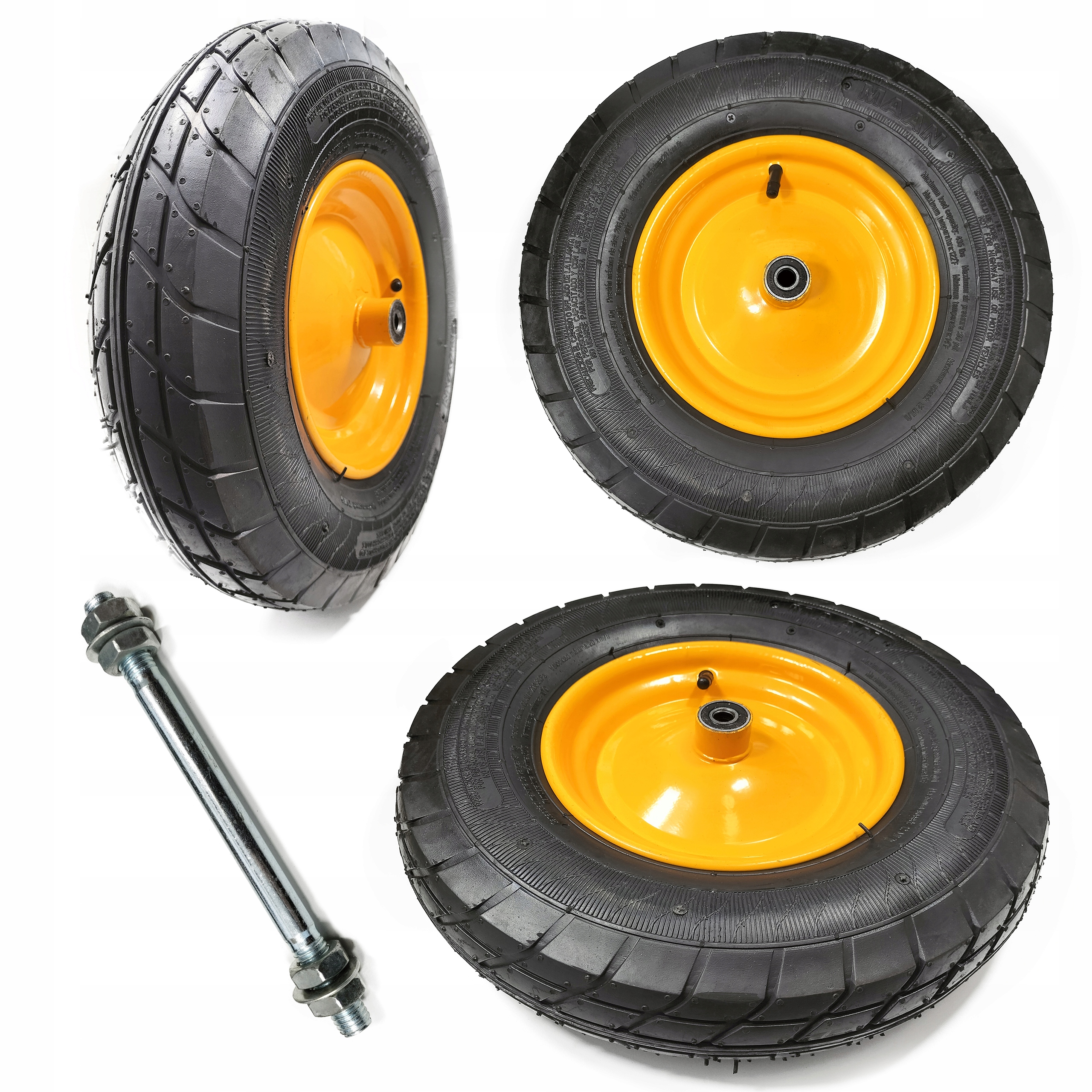 

Koło kółko do taczki 4.00-8 6PR Romb ośka