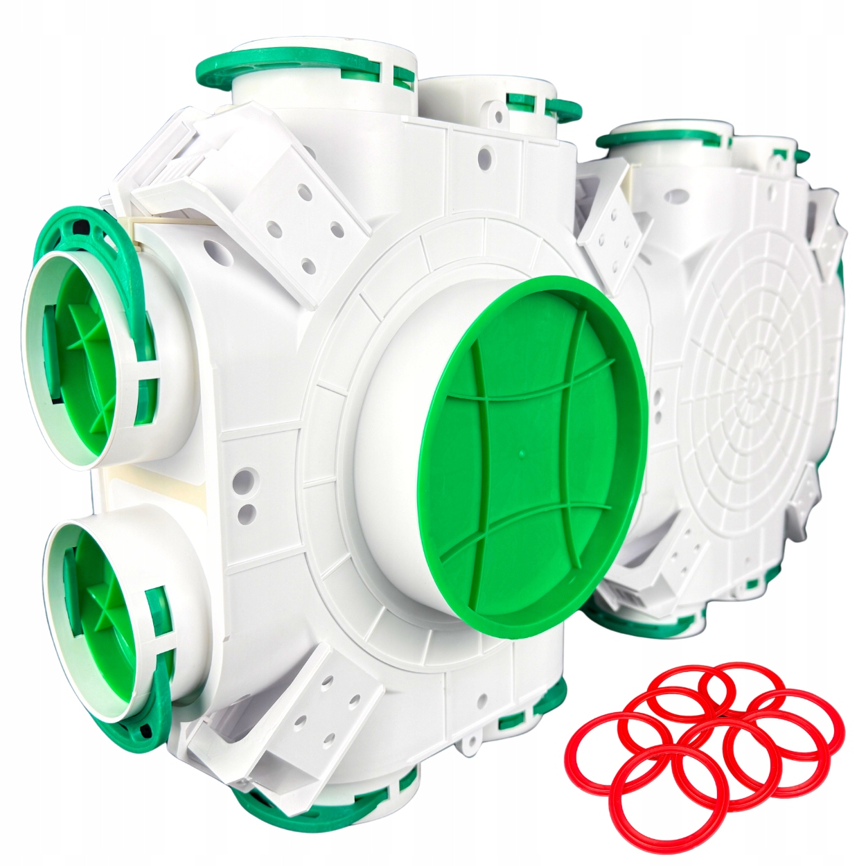 Rozvaděč Rozdělovač Rekuperace Ventilace fi160 12x90mm