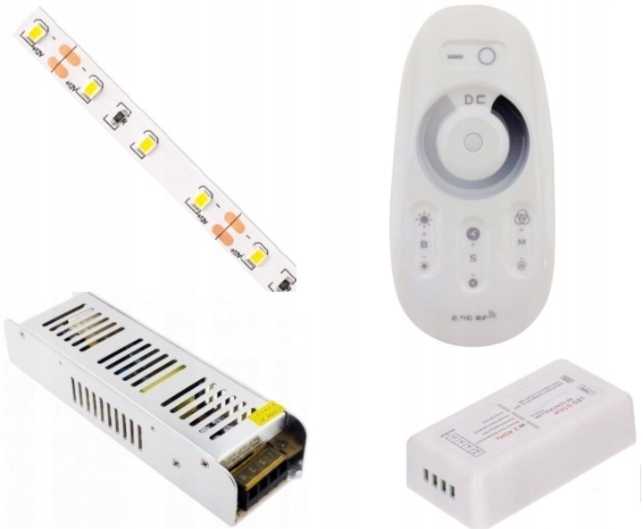 

Zestaw 20m Tasma 1200 Led Bialy Neutral 2835 Pilot