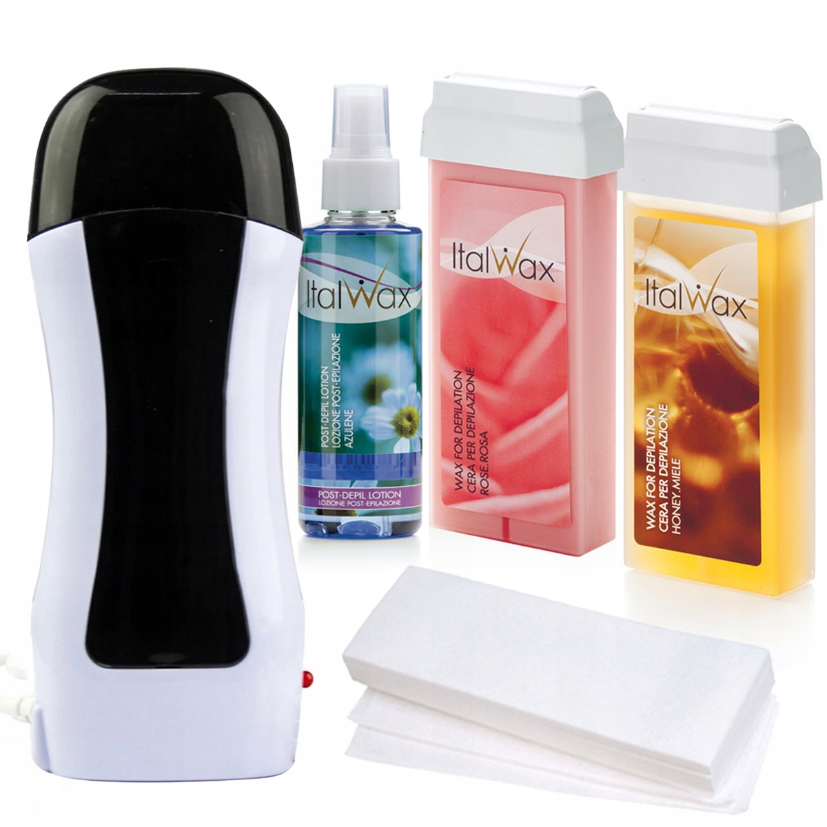 

Zestaw 2x Wosk w rolce Podgrzewacz lotion paski