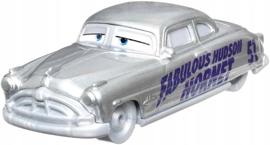 CARS AUTA Mattel Disney Pixar Cars Hudson Hornet srebrny Marka Mattel