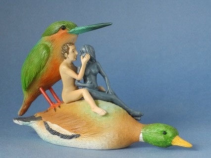 Figurka Parastone Hieronymus Bosch Para Na Kachně A Zimorodek