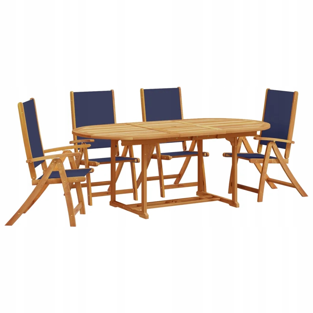 Set zahradního nábytku dřevo vidaXL hnědý 5 el.