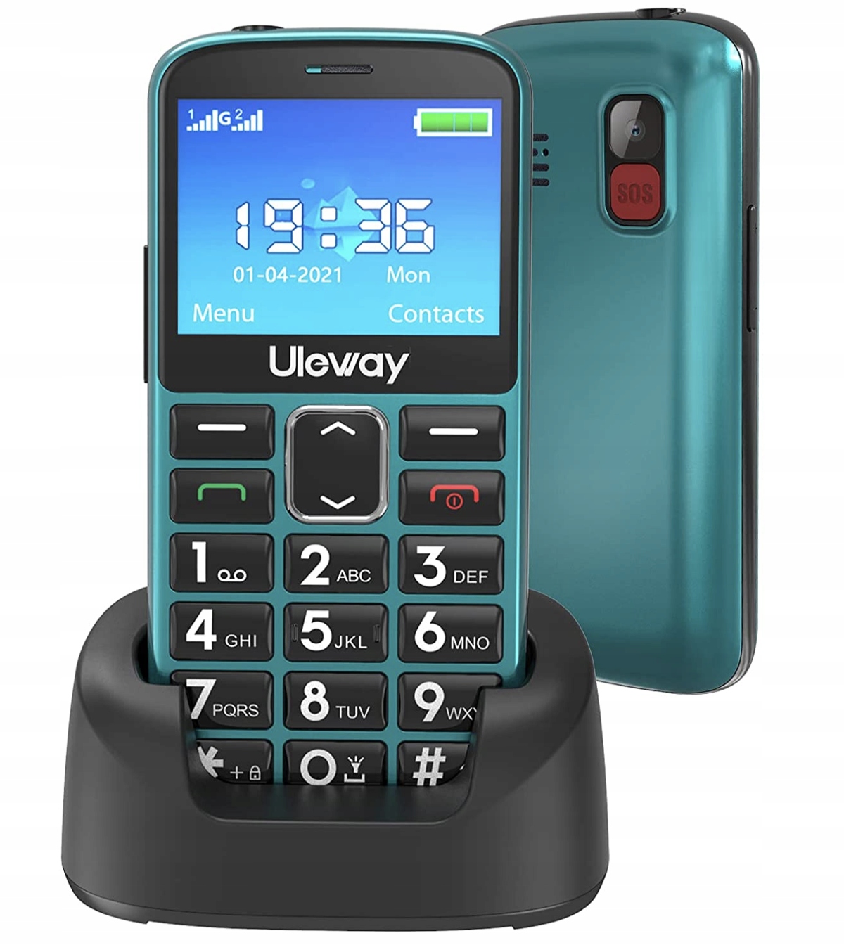 Мобильный телефон Maxcom MM426 4 МБ / 2 МБ 5 г черный