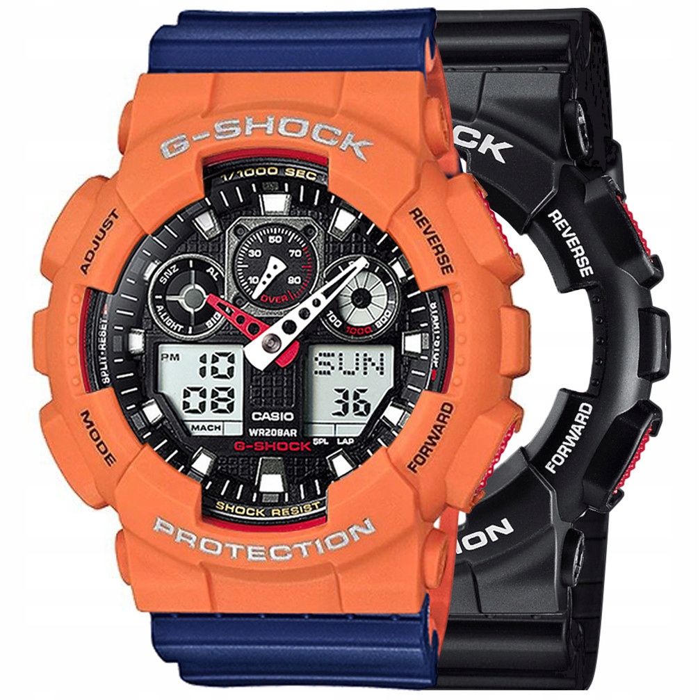 Hodinky Casio G-Shock Set GA-100-1A4ER Bezel 10589006 Pásek 10527467 20