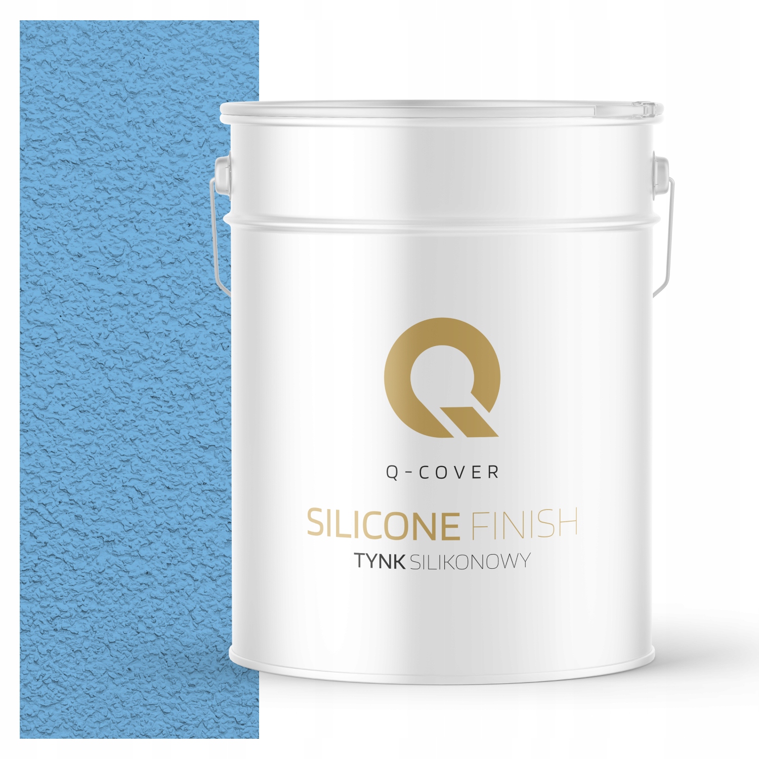 Silikónová Fasádna Omietka Modrá 15KG Baranek Granulácia 1.0mm F116