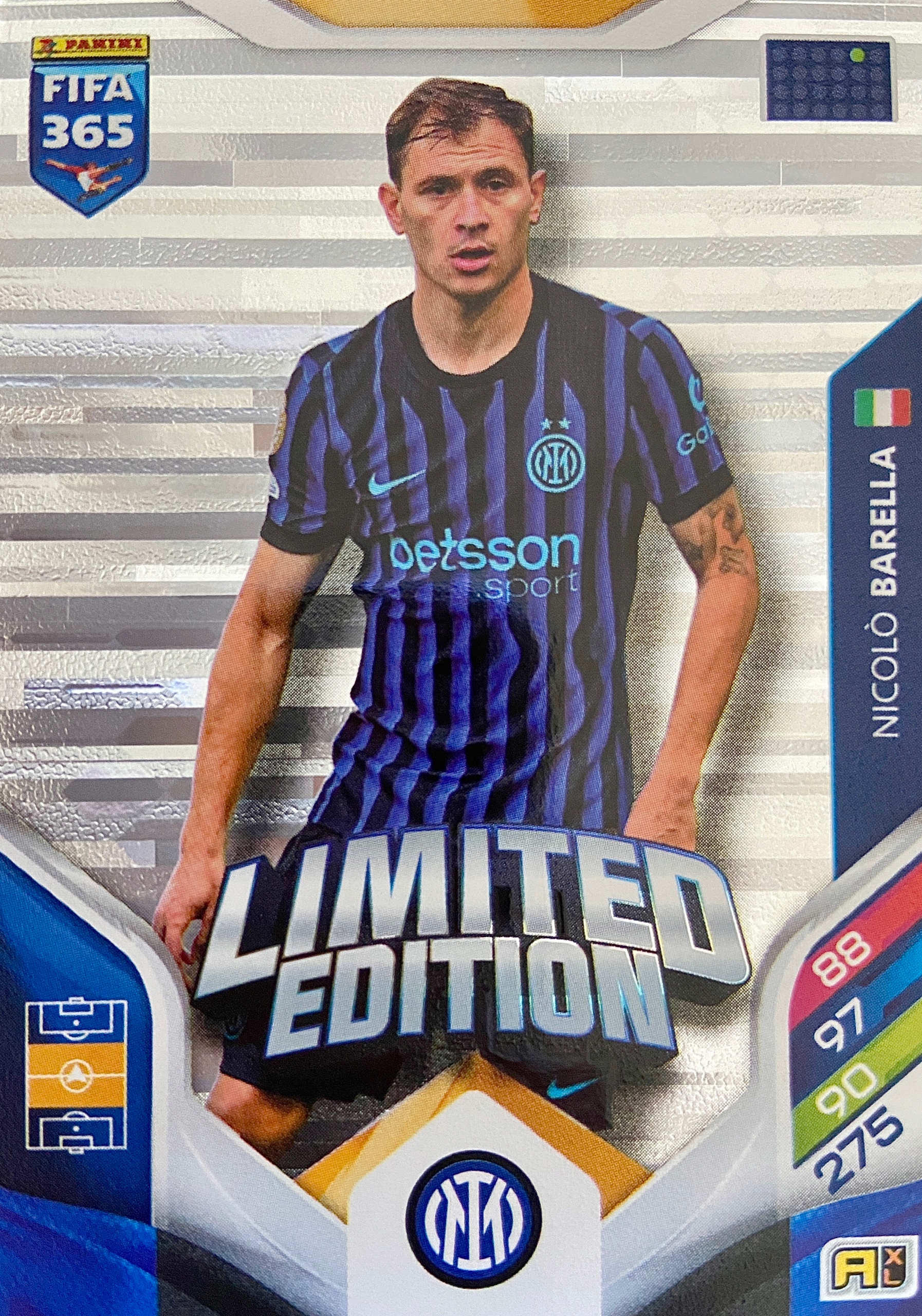 Panini Fifa 365 2026 Limited Nicolo Barella Inter Mediolan