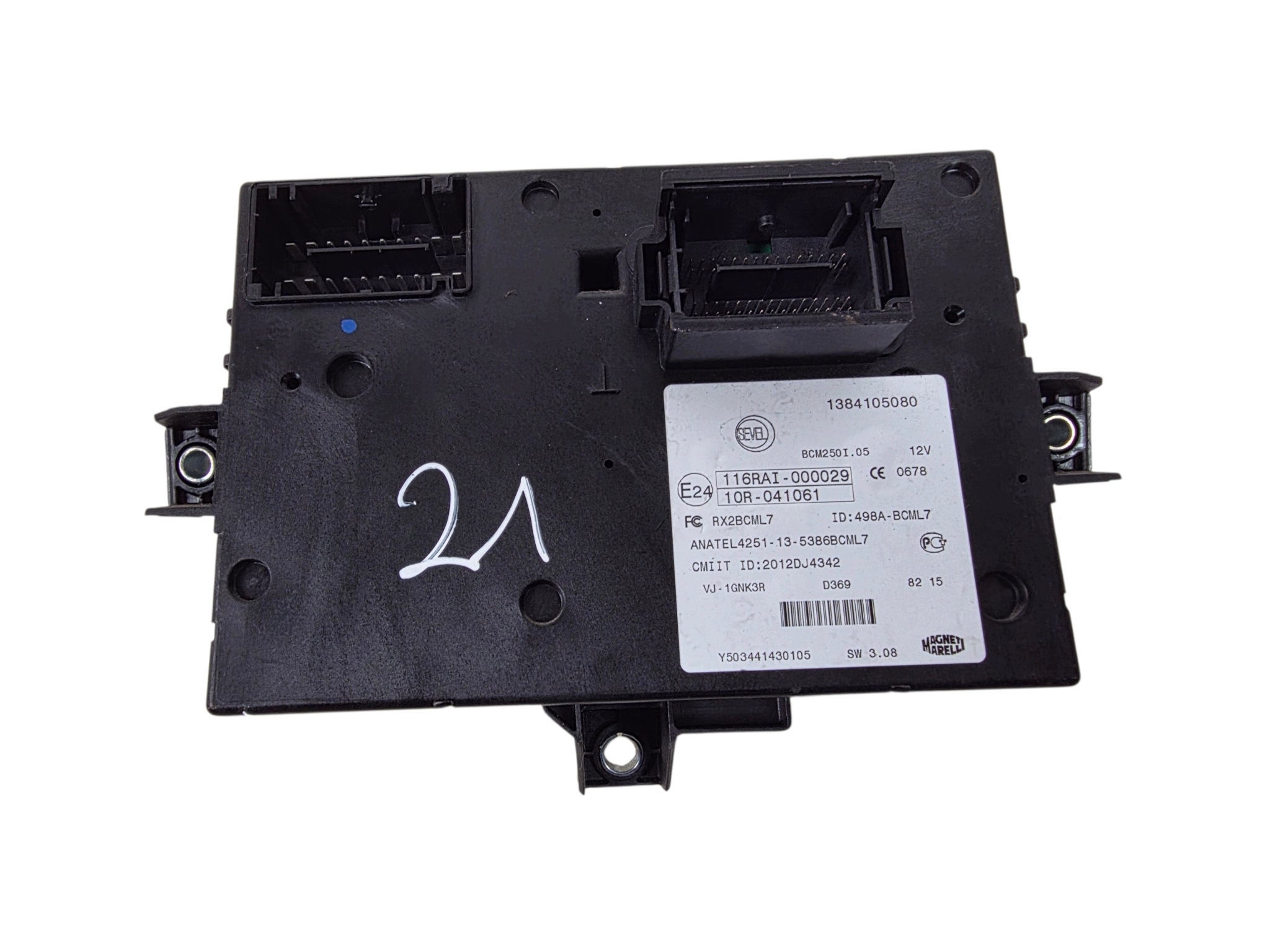 FIAT DUCATO Module BSI BCM Module fusibles ORG. 1384105080