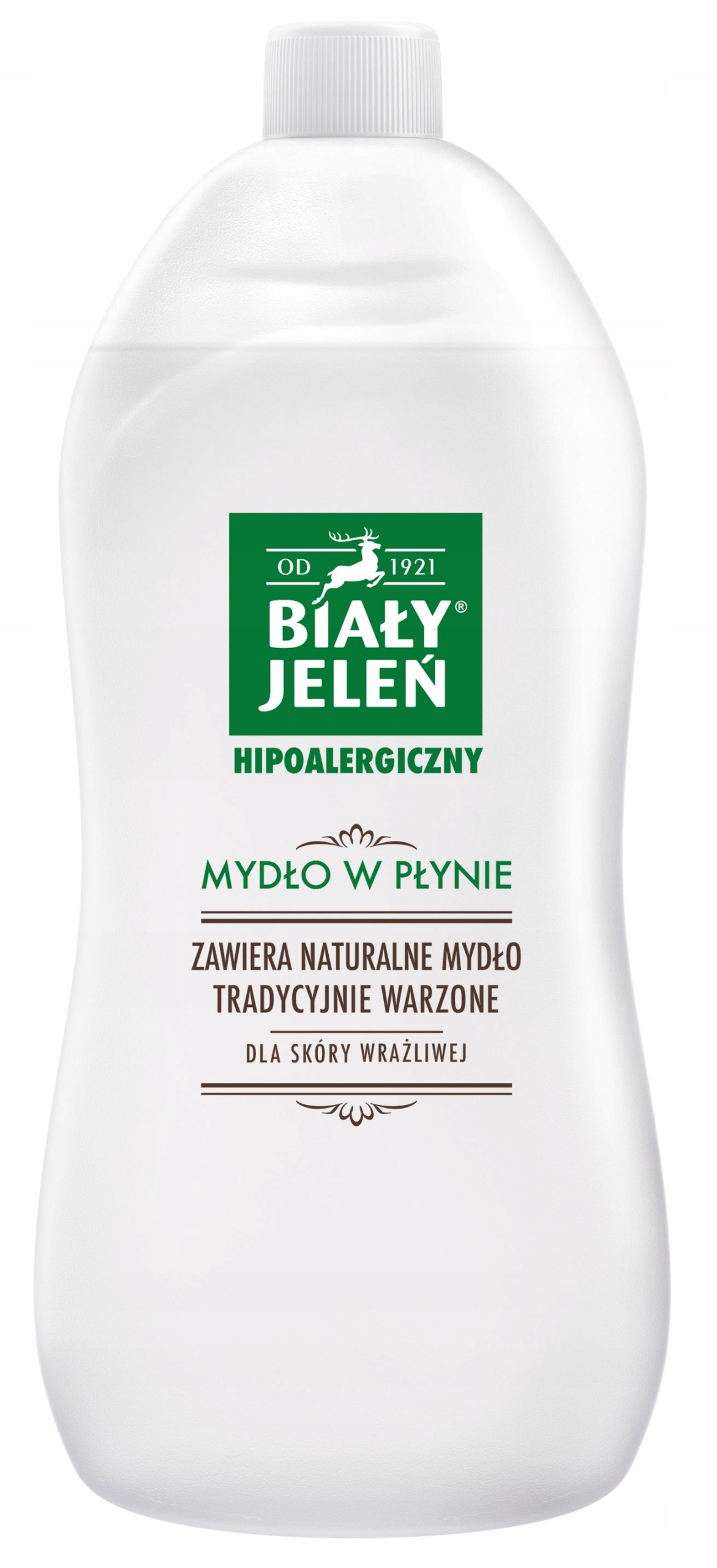 

Biały Jeleń mydło w płynie Szare Mydło zapas 1l