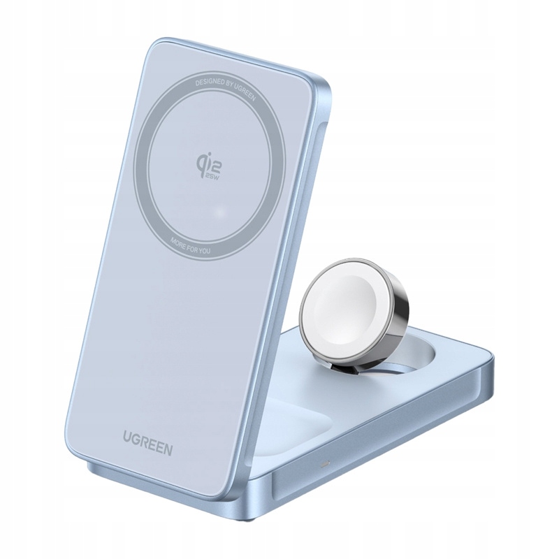 Ugreen W757 MagFlow Ładowarka Indukcyjna 3w1 Qi2 25W iPhone Watch AirPods