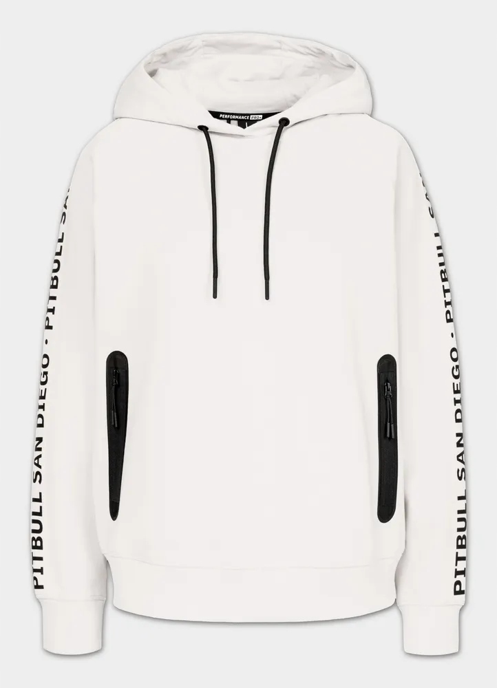 Dámská Mikina s kapucí Pitbull Tape Explory nápisy na rukávech XL