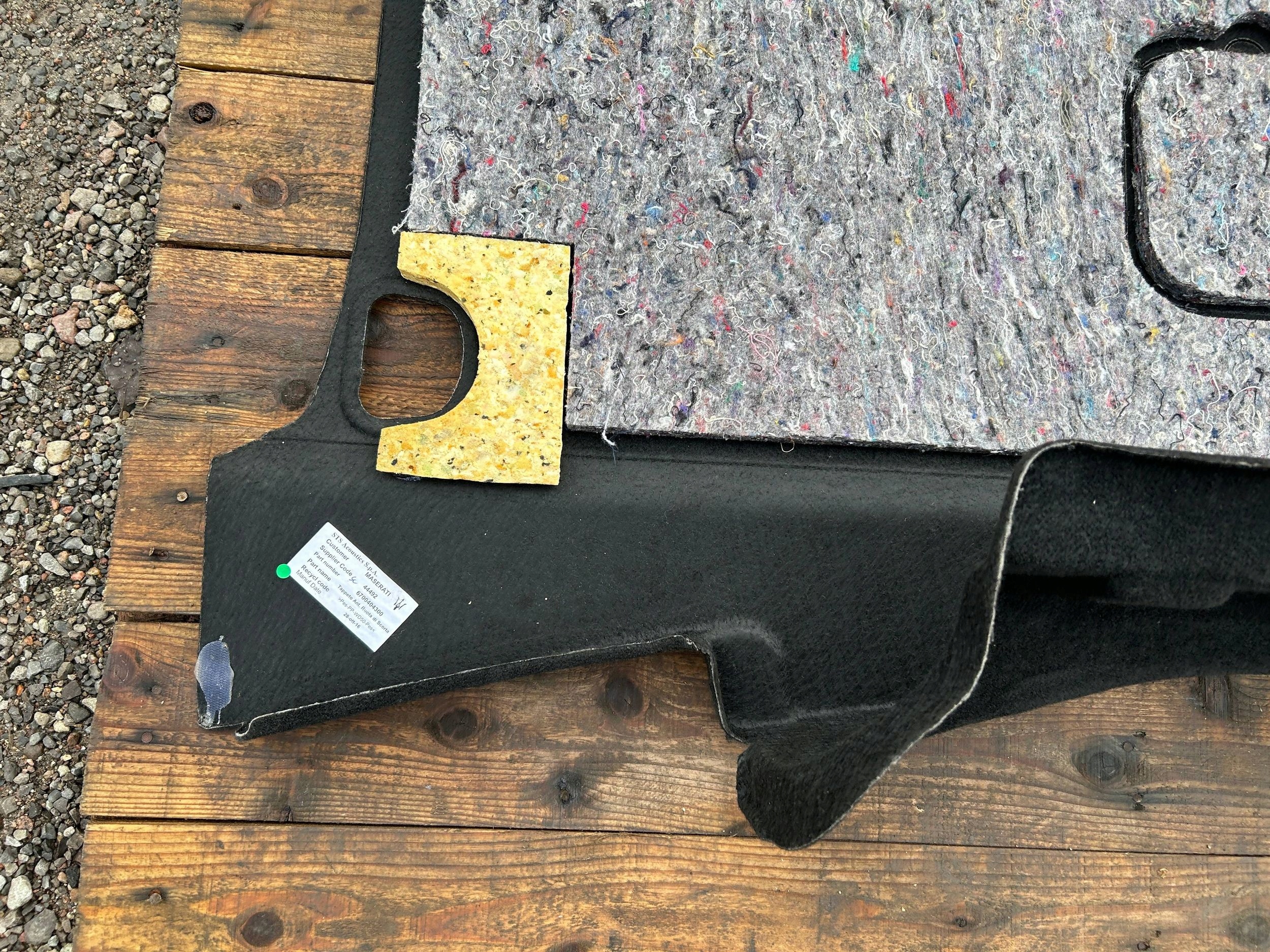 upholstery side mats boot Maserati Ghibli M157 2013