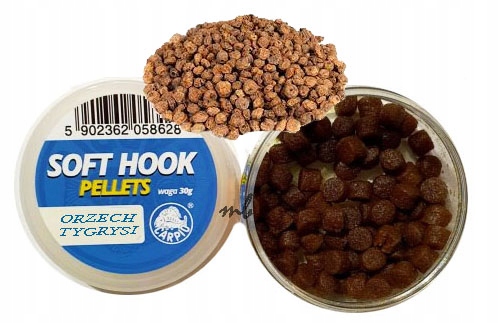 Pellet miękki haczykowy Dip Soft 8mm 30g Orzech Tygrysi WrocłaW