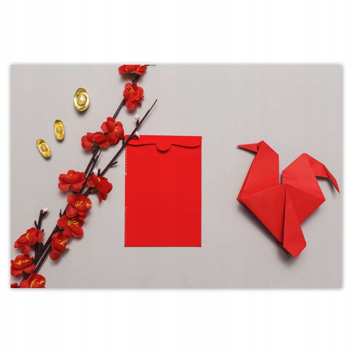 Plakáty 200x135 Ptáci Origami Větev