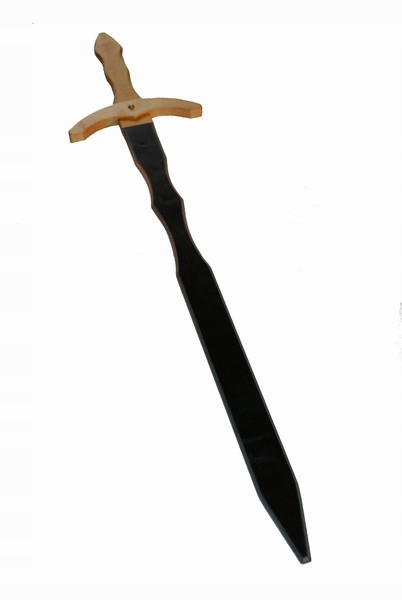 Miecz rycerski drewniany extra duży 110 cm