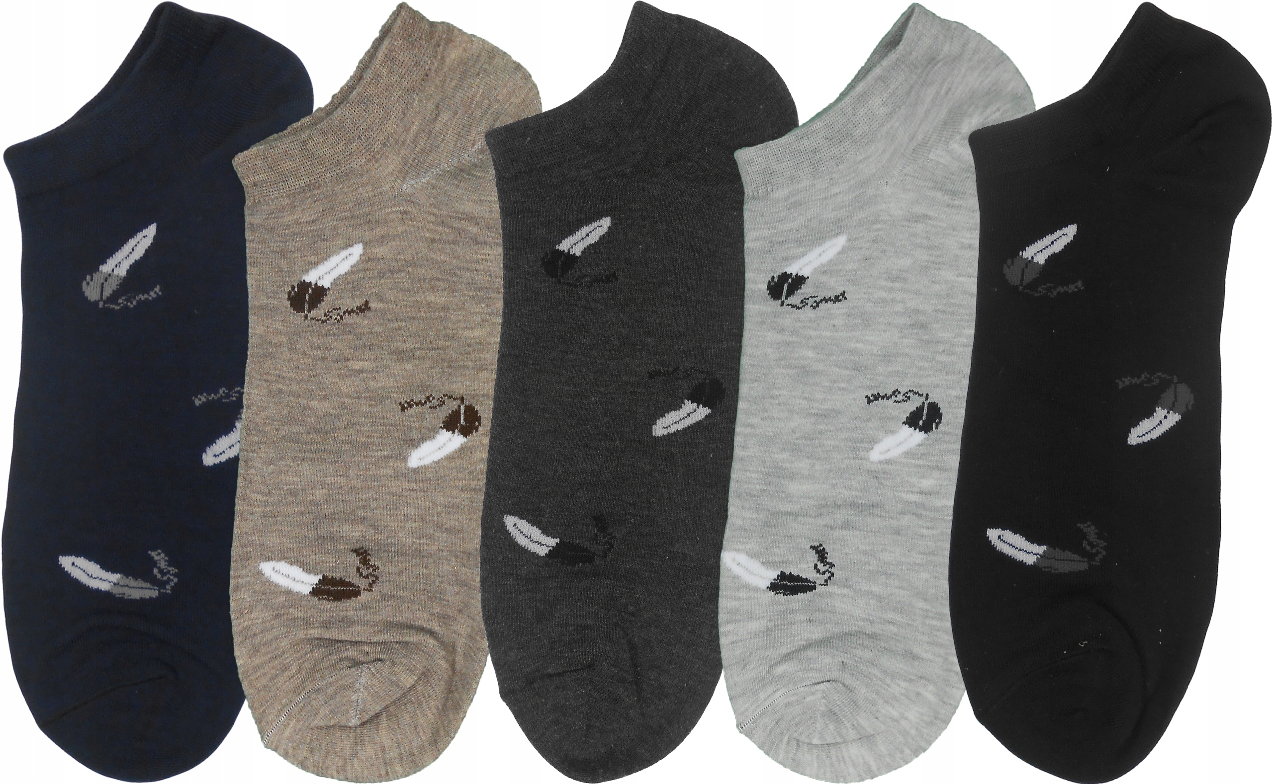 

5x Skarpetki Stopki Męskie Krótkie XM139 44-46