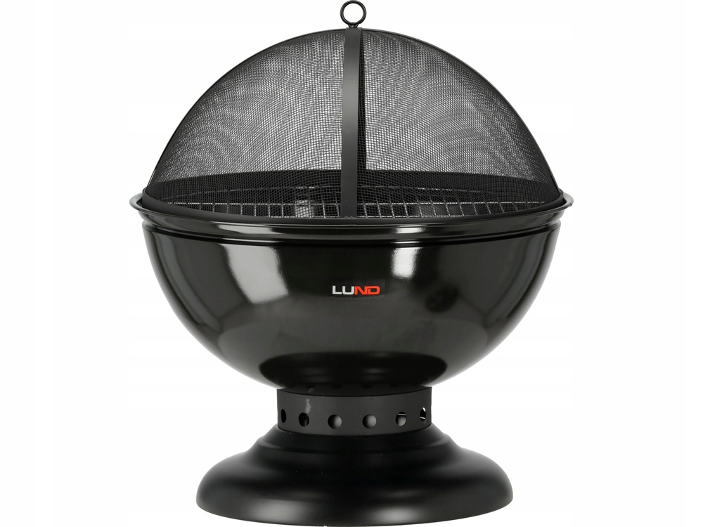 Lund 99717 Ocelové Ohniště S Roštem 54 CM