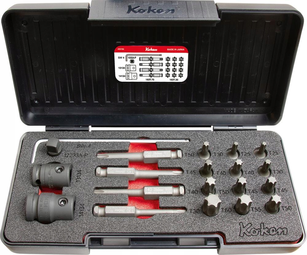 Sada úderových bitov 7/16" 20-dielna Torx Koken