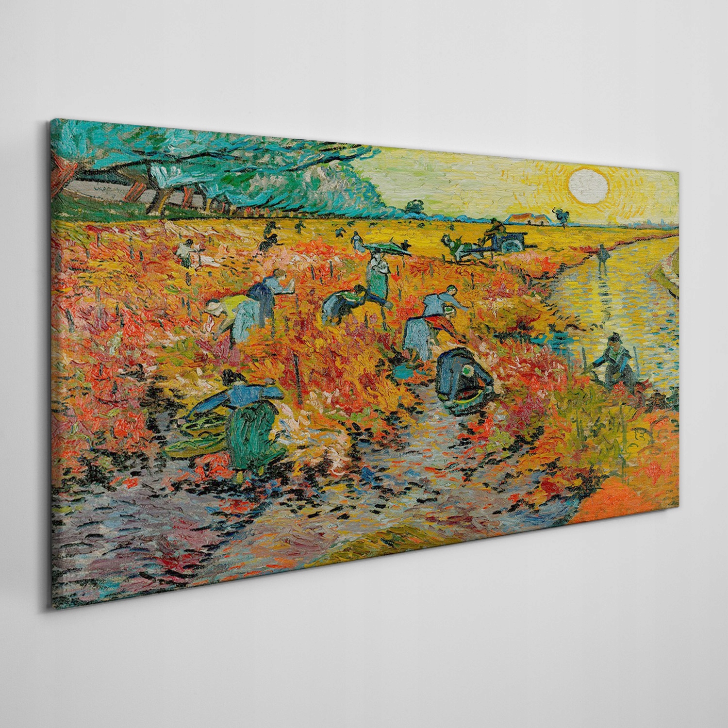 

Obraz na płótnie Czerwona winnica Van Gogh 120x60