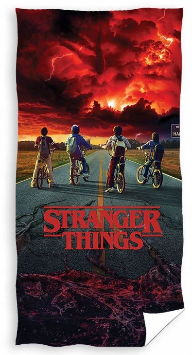 Ręcznik Stranger Things Welcome To Hawkins 70x140