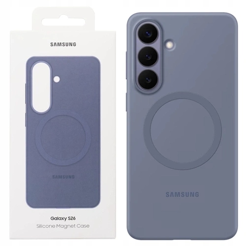 Originální Pouzdro Zadní Kryt Pro Samsung Galaxy S26 Silicone Magnet Case, Tmavě Modré